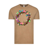 Vintage Coffee Crown of thorns Easter Day Vintage Tee - Neo Western