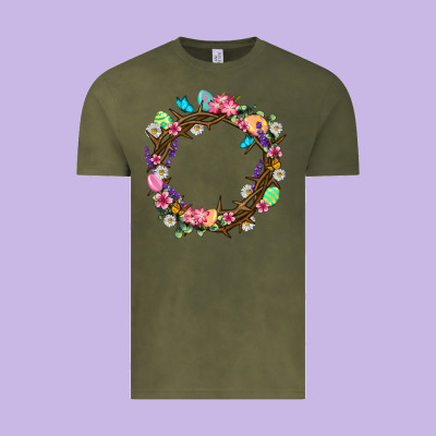 Crown Of Thorns Easter Day Vintage Tee Designed By Neo Western