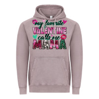 Vintage Zinc my favorite valentine calls me mama Vintage Hoodie - Zillion Design Studio