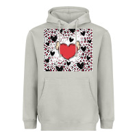 Moon Dust valentine's day hearts Heavyweight Hoodie - MaliasSmallBusiness