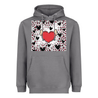 Storm valentine's day hearts Heavyweight Hoodie - MaliasSmallBusiness