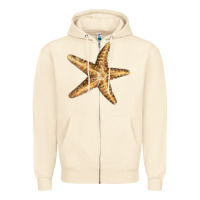 Sandshell Starfish Zipper Hoodie - LillyAllenDesigns
