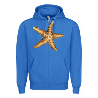 True Royal Starfish Zipper Hoodie - LillyAllenDesigns