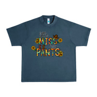 Midnight Navy little mıss sassy pants Urban Heavy Tee - CowhideDigitalArt