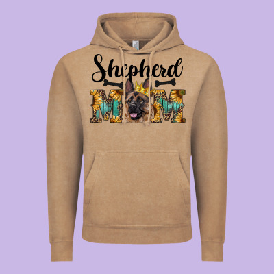 Shepherd Mom Western Vintage Hoodie Designed By Ranaportraitstore