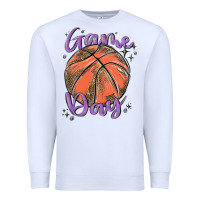 White game day Premium Sweatshirt - MaliasSmallBusiness