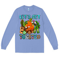 Colony Blue let's get toasted with camp fire Long Sleeve Tee - AdoDesignShop