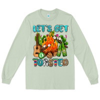 Matcha let's get toasted with camp fire Long Sleeve Tee - AdoDesignShop