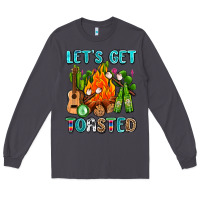 Smoke let's get toasted with camp fire Long Sleeve Tee - AdoDesignShop
