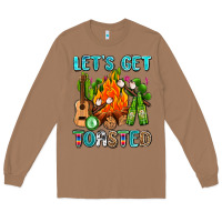 Toasted Coconut let's get toasted with camp fire Long Sleeve Tee - AdoDesignShop