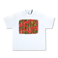 White watermelon leopard pattern background Urban Heavy Tee - HRA Design Shop