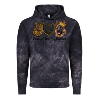 Cloud Black peace love shepherd Vintage Hoodie - RanaPortraitStore