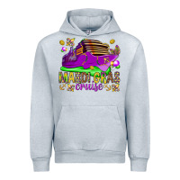 Heather Grey Mardi Gras cruise Urban Hoodie - NancyCooperArtShop