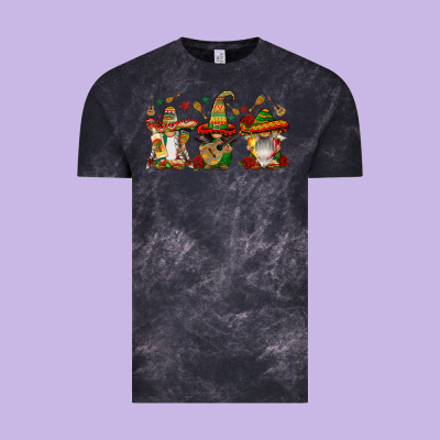 Mexican Gnomies Vintage Tee Designed By Fadigitalartstudio