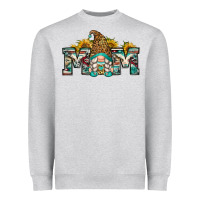 Heather Grey mom gnome Heavyweight Sweatshirt - Zillion Design Studio