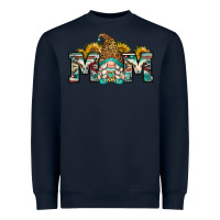 Navy mom gnome Heavyweight Sweatshirt - Zillion Design Studio