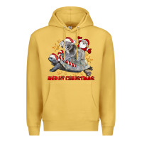 Antique Gold Merry Christmas Tortoise And Koala Premium Hoodie - LillyAllenDesigns