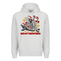 Dove Grey Merry Christmas Tortoise And Koala Premium Hoodie - LillyAllenDesigns