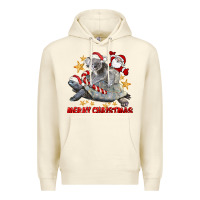 Sandshell Merry Christmas Tortoise And Koala Premium Hoodie - LillyAllenDesigns