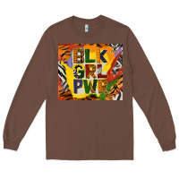 Chestnut black girl power tumbler Long Sleeve Tee - BundleAndBundleShop