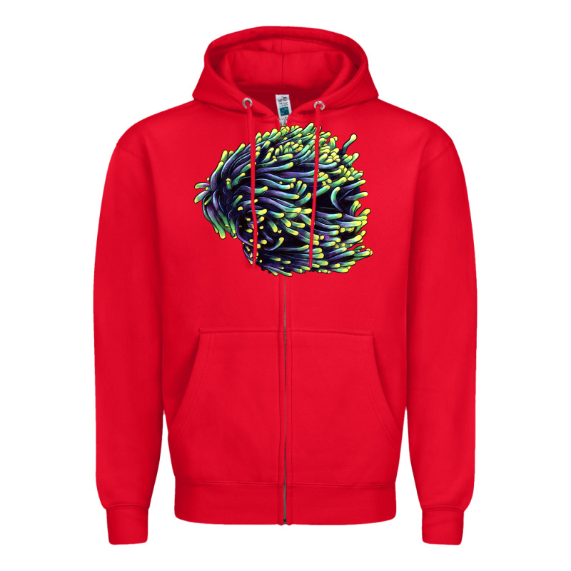 Sea Coral Zipper Hoodie by LillyAllenDesigns | Teevron