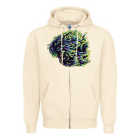 Sandshell Sea Coral Zipper Hoodie - LillyAllenDesigns