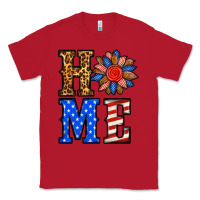 Red 4th of july home Classic Tee - BundleAndBundleShop