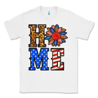White 4th of july home Classic Tee - BundleAndBundleShop