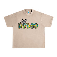 French Oak let's rodeo Urban Heavy Tee - CowhideDigitalArt