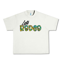 Pistachio let's rodeo Urban Heavy Tee - CowhideDigitalArt