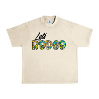 Sandshell let's rodeo Urban Heavy Tee - CowhideDigitalArt