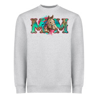 Heather Grey mom horse Heavyweight Sweatshirt - Zillion Design Studio