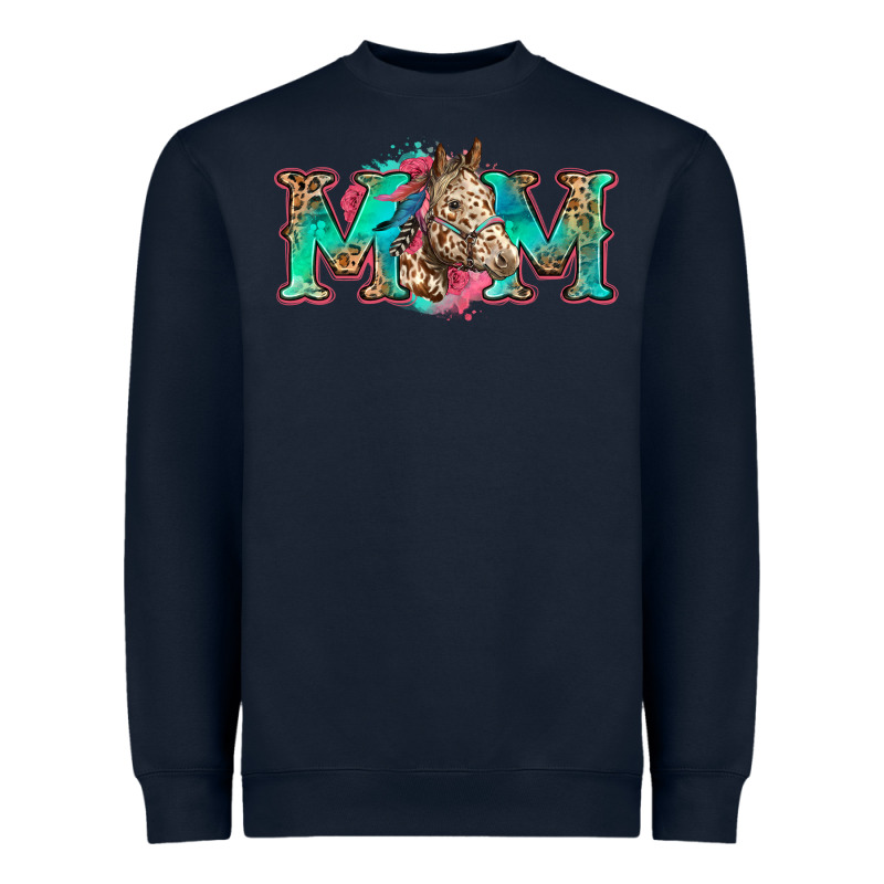 Mom Horse Heavyweight Sweatshirt by Zillion Design Studio | Teevron