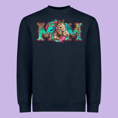 Mom Horse Heavyweight Sweatshirt Designed By Zillion Design Studio