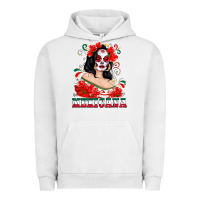 Pigment Lunar Rock Mexicana with Skull Girl Urban Hoodie - texasbilliewilder