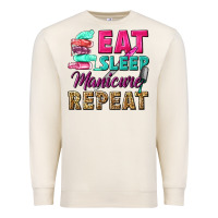 Sandshell eat sleep manicure repeat Premium Sweatshirt - NancyCooperArtShop