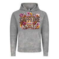 Cloud Rock i run on caffeine and kisses Vintage Hoodie - Zillion Design Studio