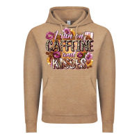 Vintage Coffee i run on caffeine and kisses Vintage Hoodie - Zillion Design Studio