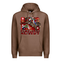 Chestnut rodeo christmas howdy Premium Hoodie - AdoDesignShop