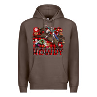 Coffee rodeo christmas howdy Premium Hoodie - AdoDesignShop