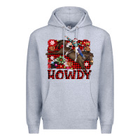 Rodeo Christmas Howdy Premium Hoodie | Teevron