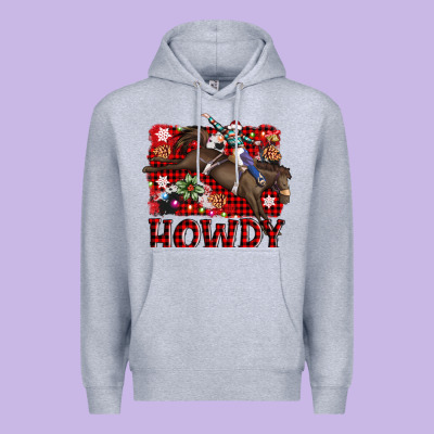 Rodeo Christmas Howdy Premium Hoodie Designed By Adodesignshop