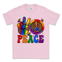 Bubblegum Pink peace Classic Tee - JahusDesignShop