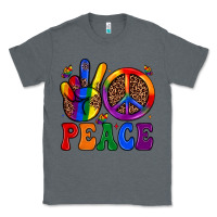 Charcoal Heather peace Classic Tee - JahusDesignShop