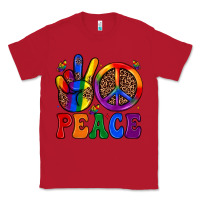 Red peace Classic Tee - JahusDesignShop