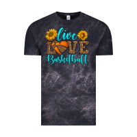 Cloud Black live love basketball Vintage Tee - HRA Design Shop