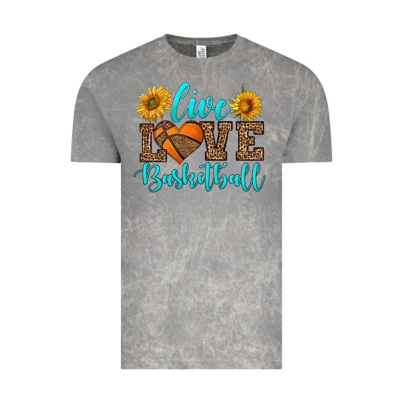 Live Love Basketball Vintage Tee by HRA Design Shop | Teevron