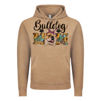 Vintage Coffee western bulldog mom Vintage Hoodie - RanaPortraitStore