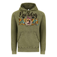 Vintage Olive western bulldog mom Vintage Hoodie - RanaPortraitStore