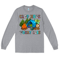Heather Grey camp more worry less Long Sleeve Tee - AdoDesignShop